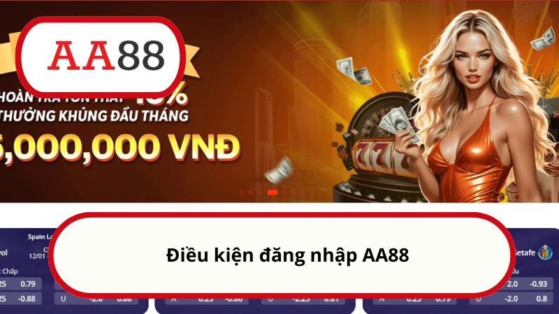 Điều kiện đăng nhập AA88