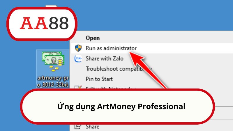 Ứng dụng ArtMoney Professional